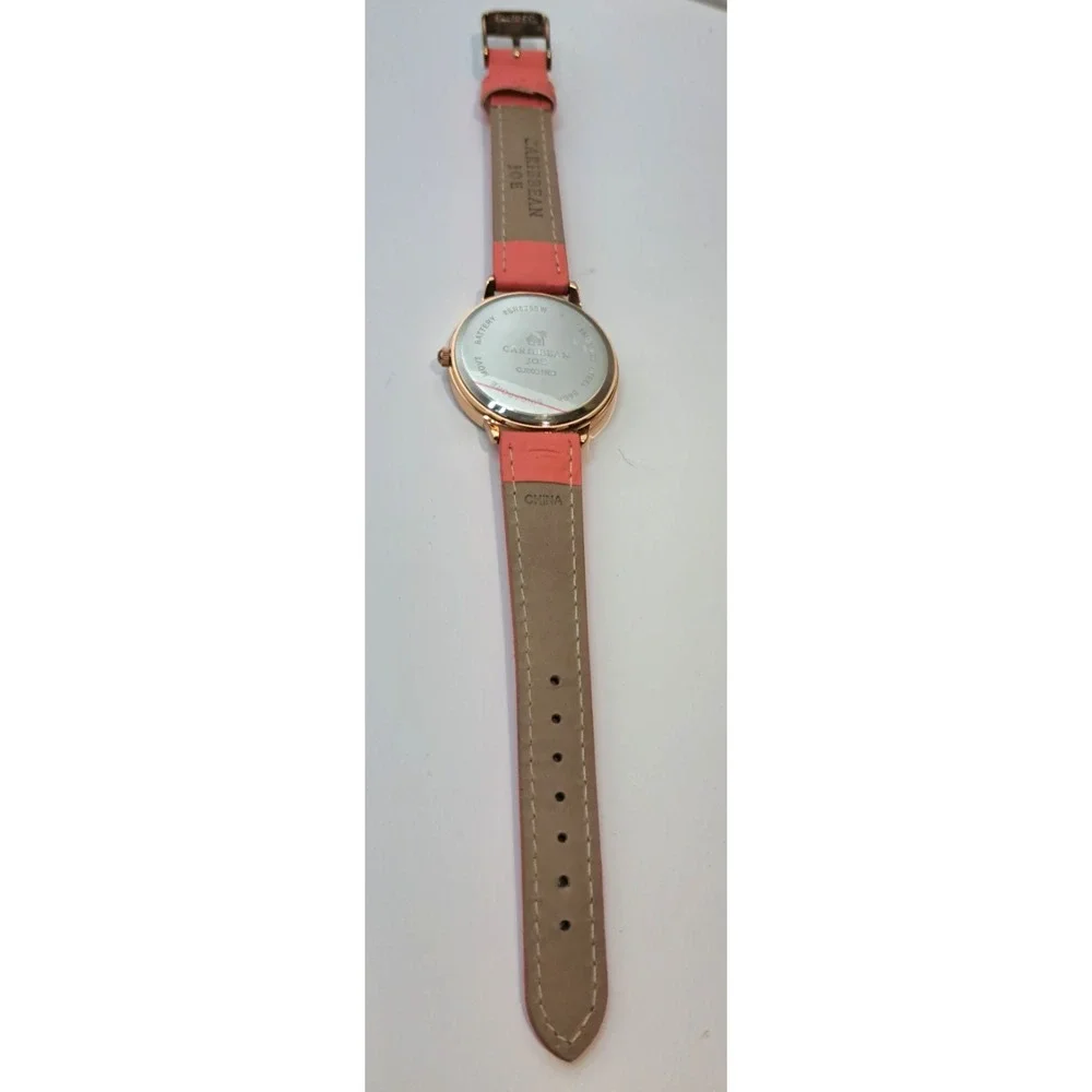Lot of 2 Preppy Watches Caribbean Joe Pineapple Pink Geneva Rhinestone‎ Green